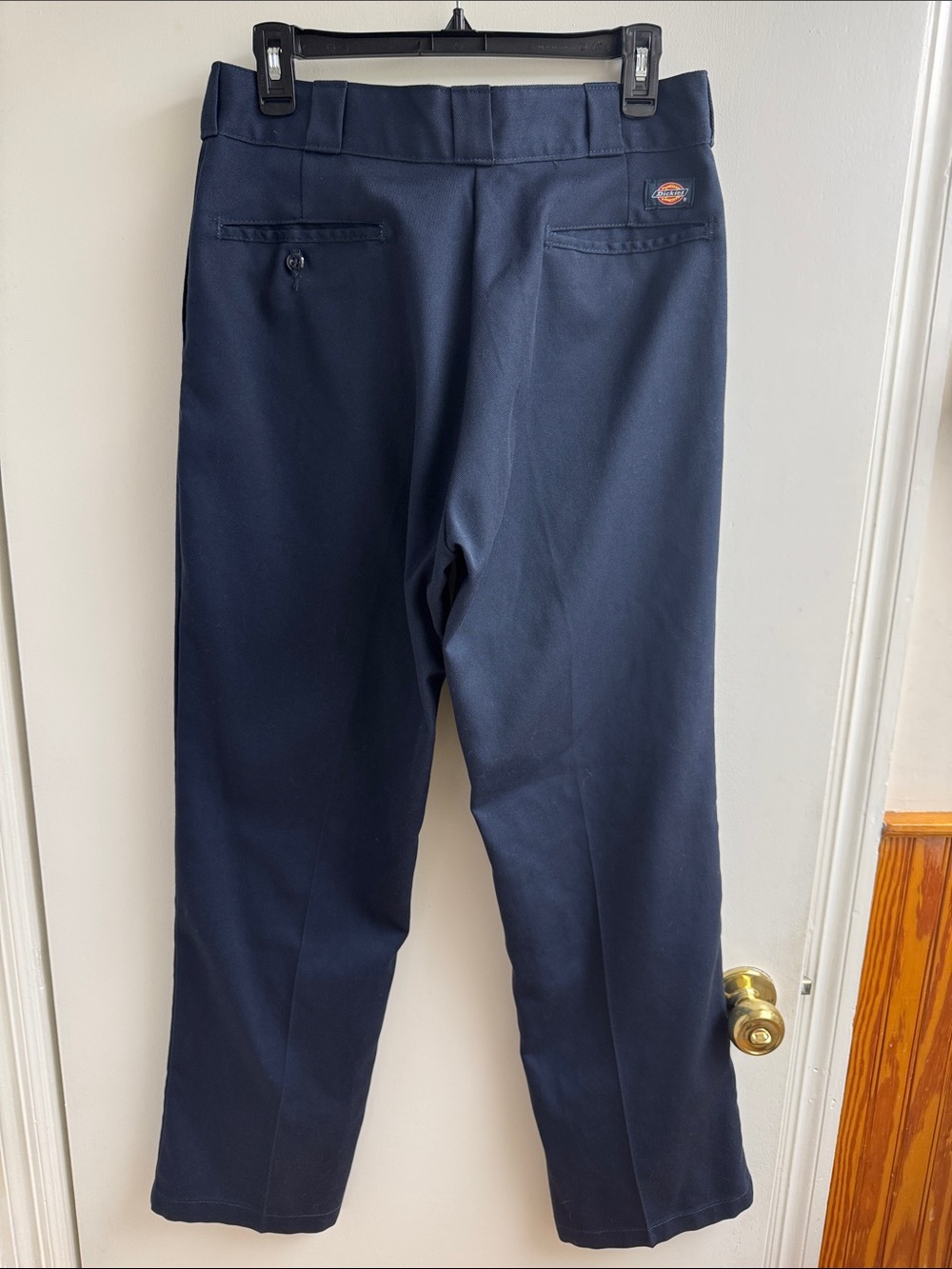 Like new Dickies Men's Navy Chinos work utility pants original fit 34x32